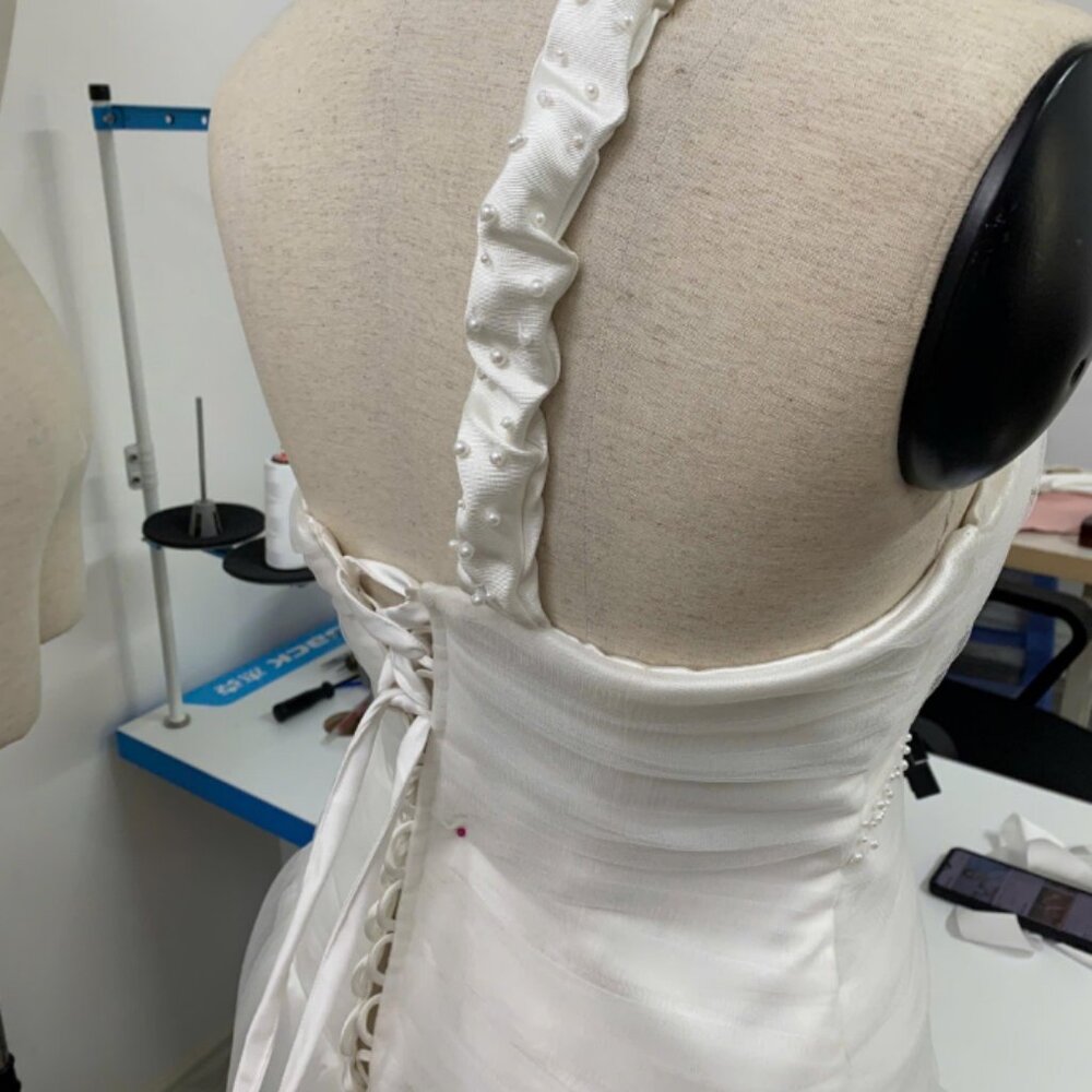 SouliaDream / White Goddess Dress / Women's Large - Picture 7 of 10